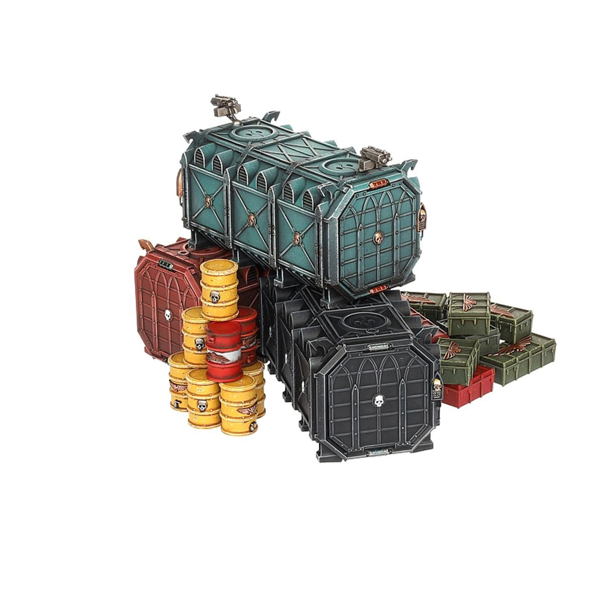 Warhammer Terrain - Battlezone: Manufactorum – Munitorum Armoured Containers