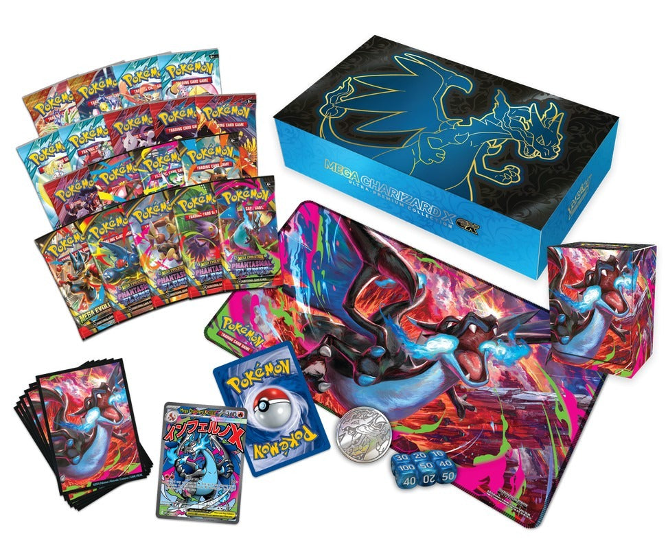 Pokemon Mega Evolutions - Mega Charizard X ex Ultra-Premium Colection