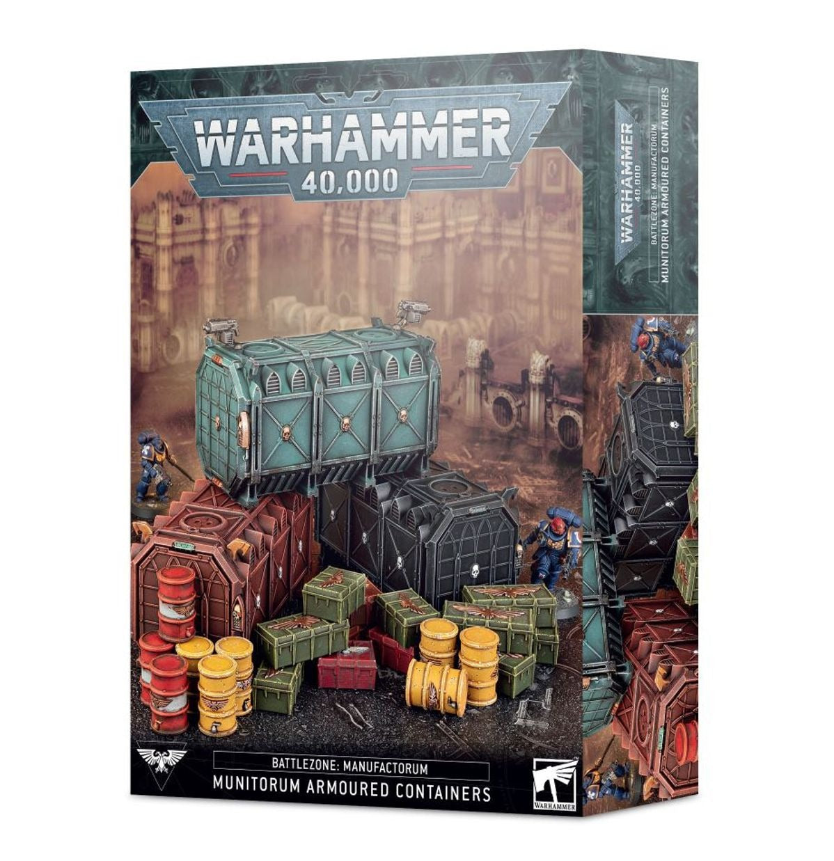 Warhammer Terrain - Battlezone: Manufactorum – Munitorum Armoured Containers