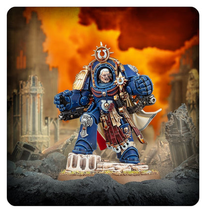 Warhammer 40k: Ultramarines: Marneus Calgar In Armour of Antilochus