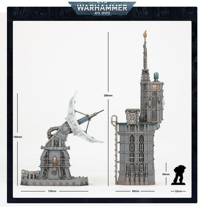 Warhammer Terrain - Battlezone: Fronteris – Vox-Antenna and Auspex Shrine
