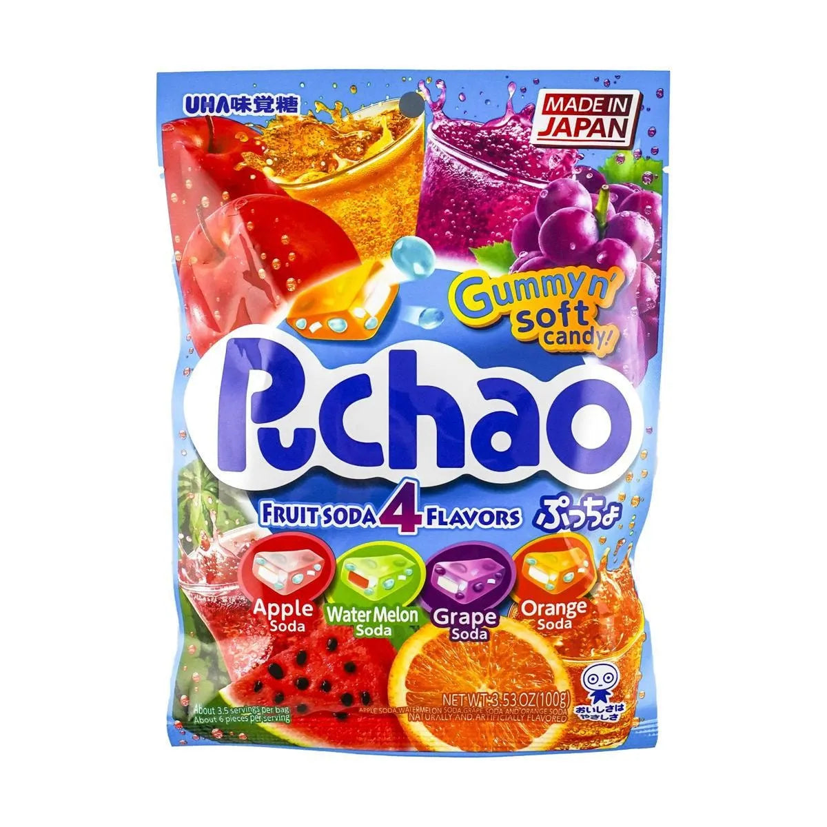Uha Mikakuto - Puchao Fruit Soda Bag (3.53 oz)