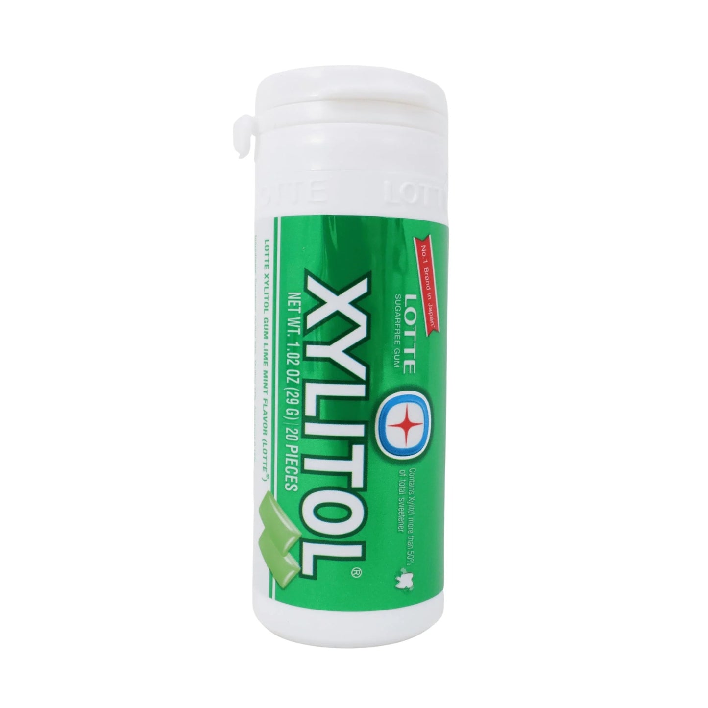 Lotte - Xylitol Sugarfree Lime Mint Gum 1.02 oz