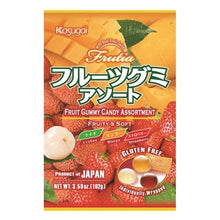 Kasugai Frutia - Lychee, Mango, Strawberry Gummy Assortment