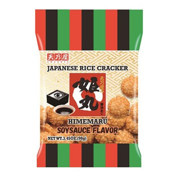 Japanese Rice Cracker - Himemaru - Soy Sauce Flavor