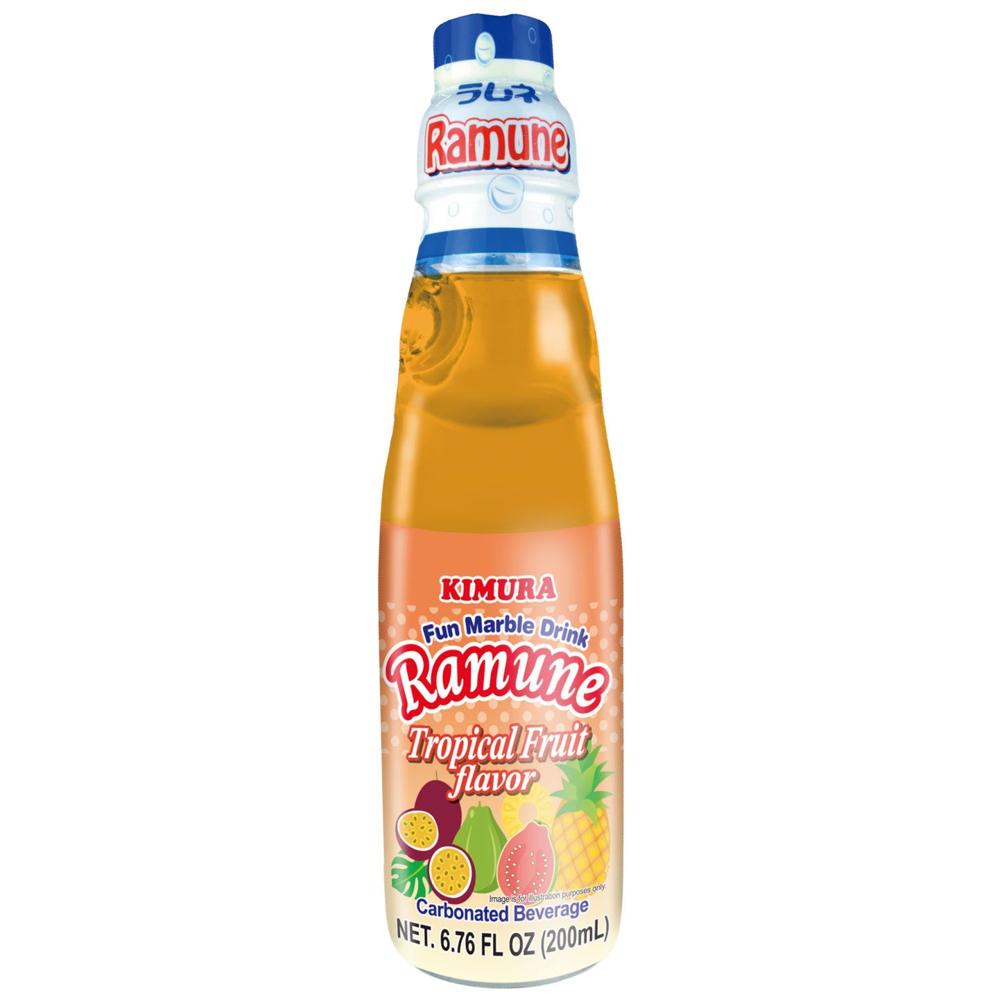 Ramune - Tropical Fruit Flavor (Kimura)