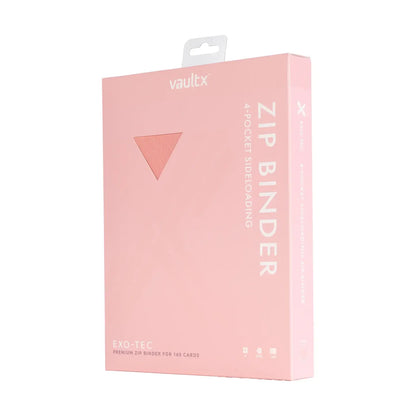VaultX: Just Pink - 4-pocket Zip Binder