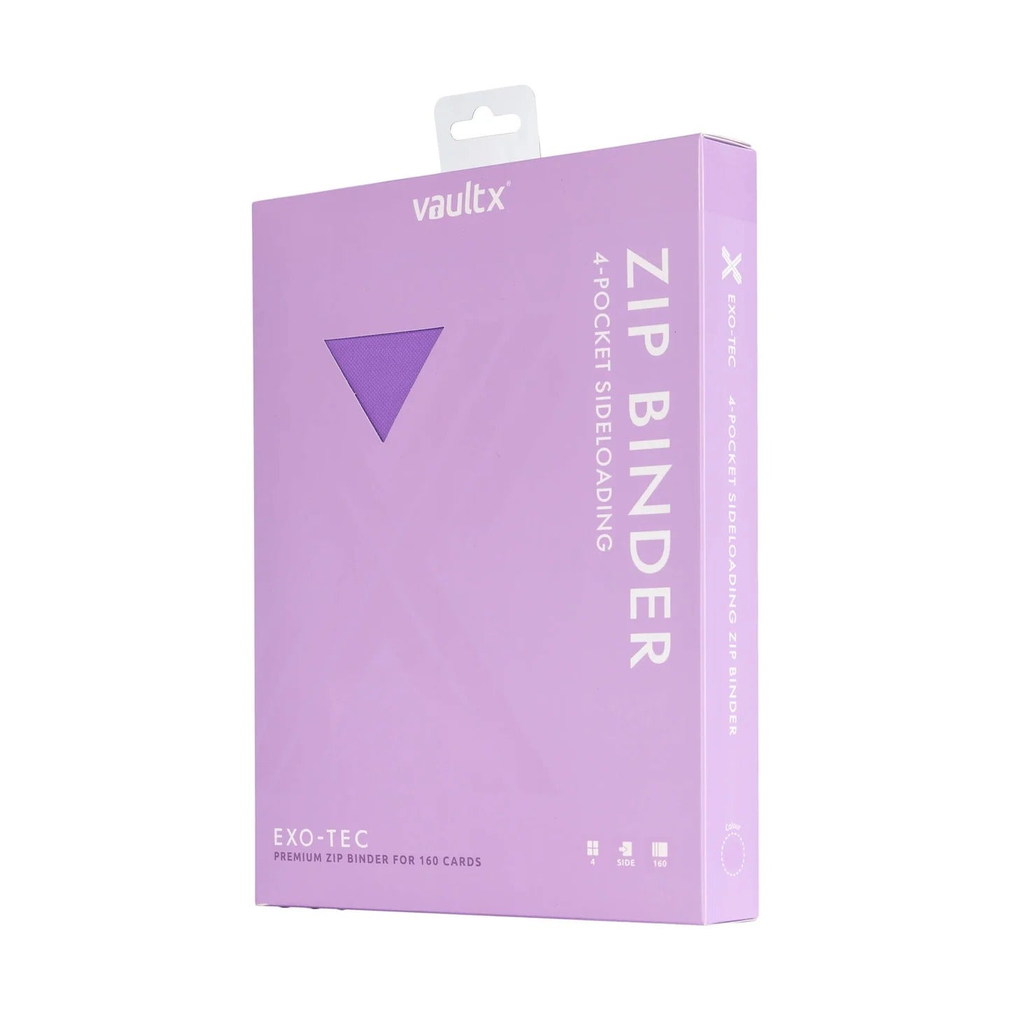 VaultX: Just Purple - 4-pocket Zip Binder