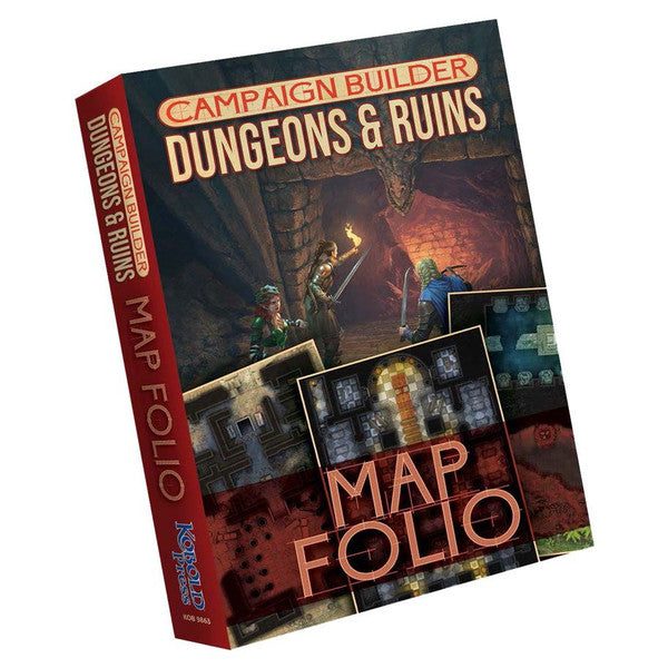 D&D 5E: Campaign Builder: Dungeons and Ruins Map Folio - Scroll and Circuit Games