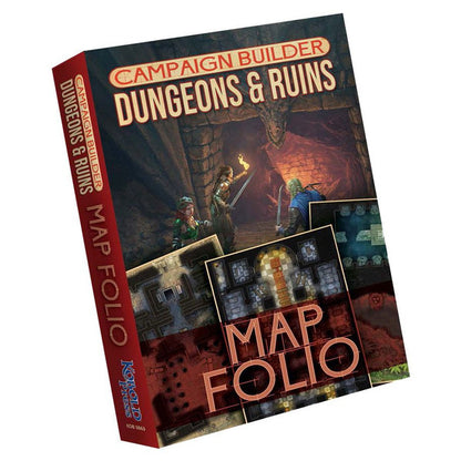 D&D 5E: Campaign Builder: Dungeons and Ruins Map Folio - Scroll and Circuit Games