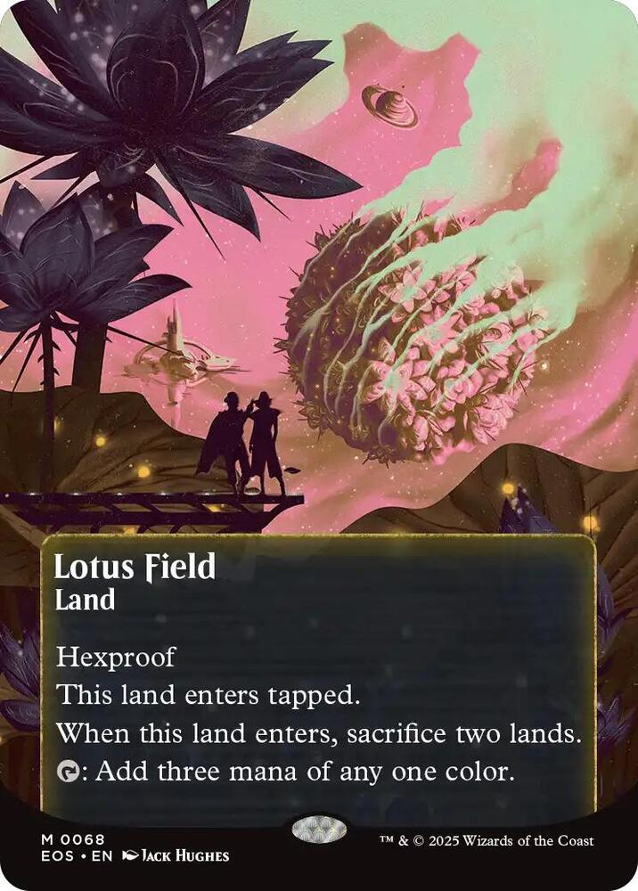 Lotus Field (0068) (Borderless) - Edge of Eternities: Stellar Sights (EOS)