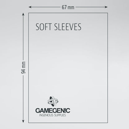 Game Genic - Clear - Toploading Soft Penny Sleeves - Scroll and Circuit Games