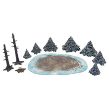 TTRPG Terrain - Snowy Pine Forest - Pre-Painted Scenery