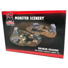 TTRPG Terrain - Broken Ground - Pre-Painted Scenery Set