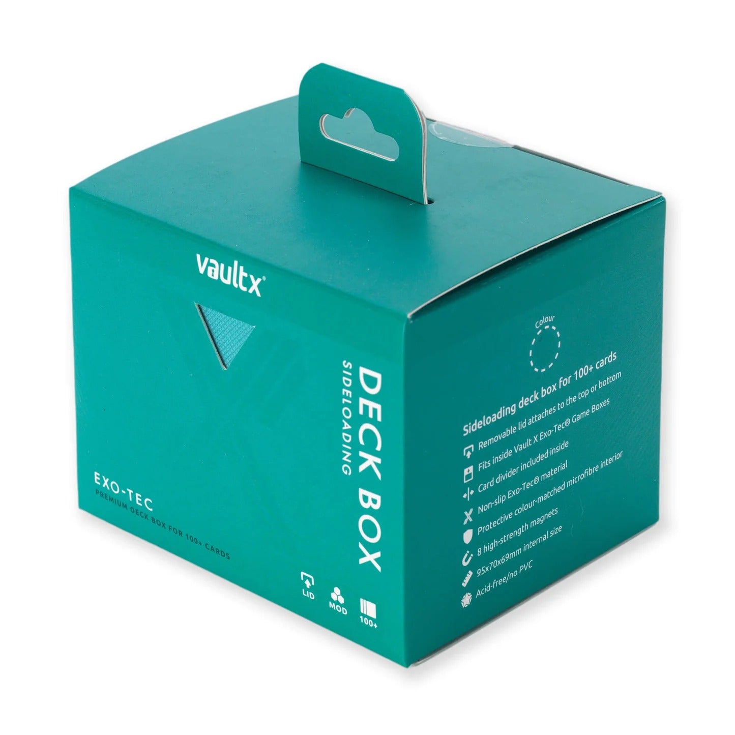VaultX - Sideloading Deck Box 100+ - Teal