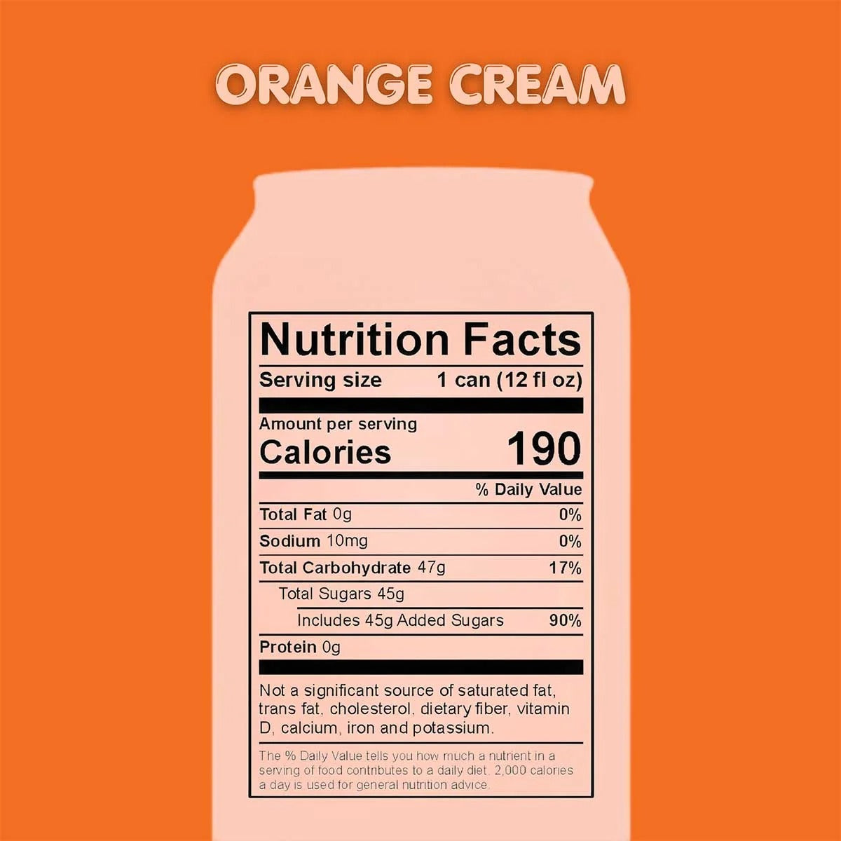 Orange Cream Soda - 12 fl oz