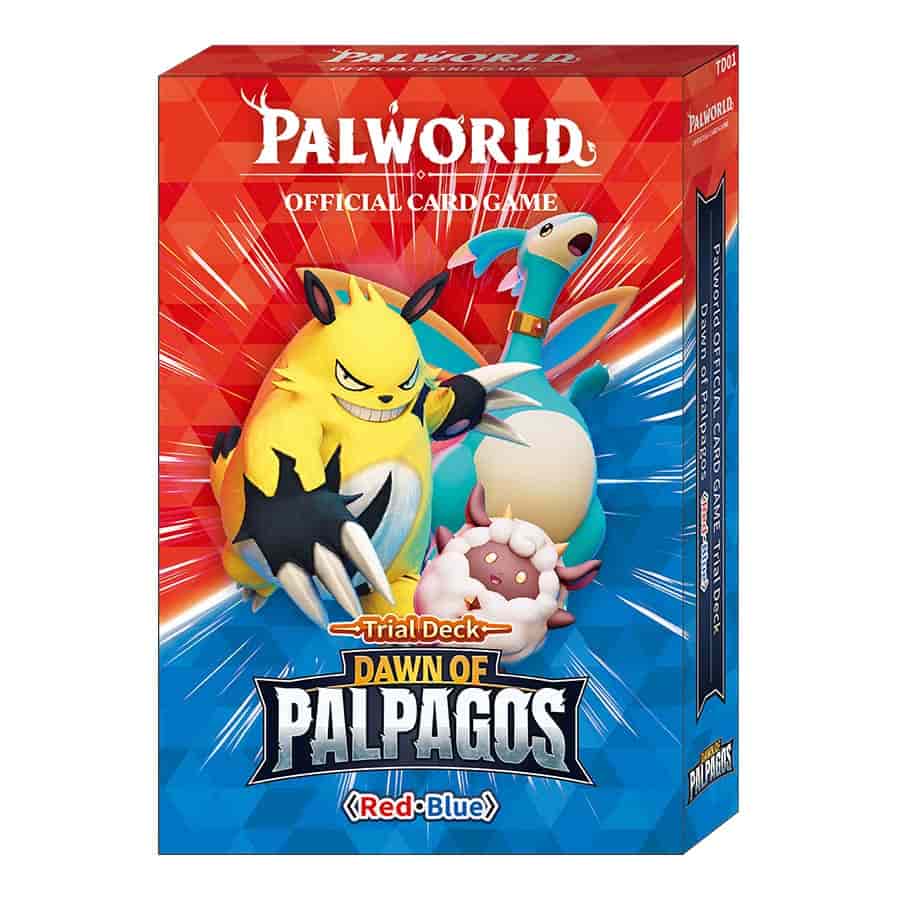 Palworld Official Card Game: Dawn of Palpagos - Trial Deck: Red and Blue