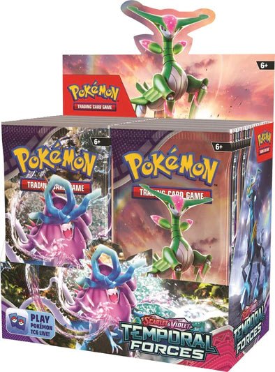 Pokémon Trading Card Game: Scarlet & Violet — Temporal Forces Booster Box - Scroll and Circuit Games