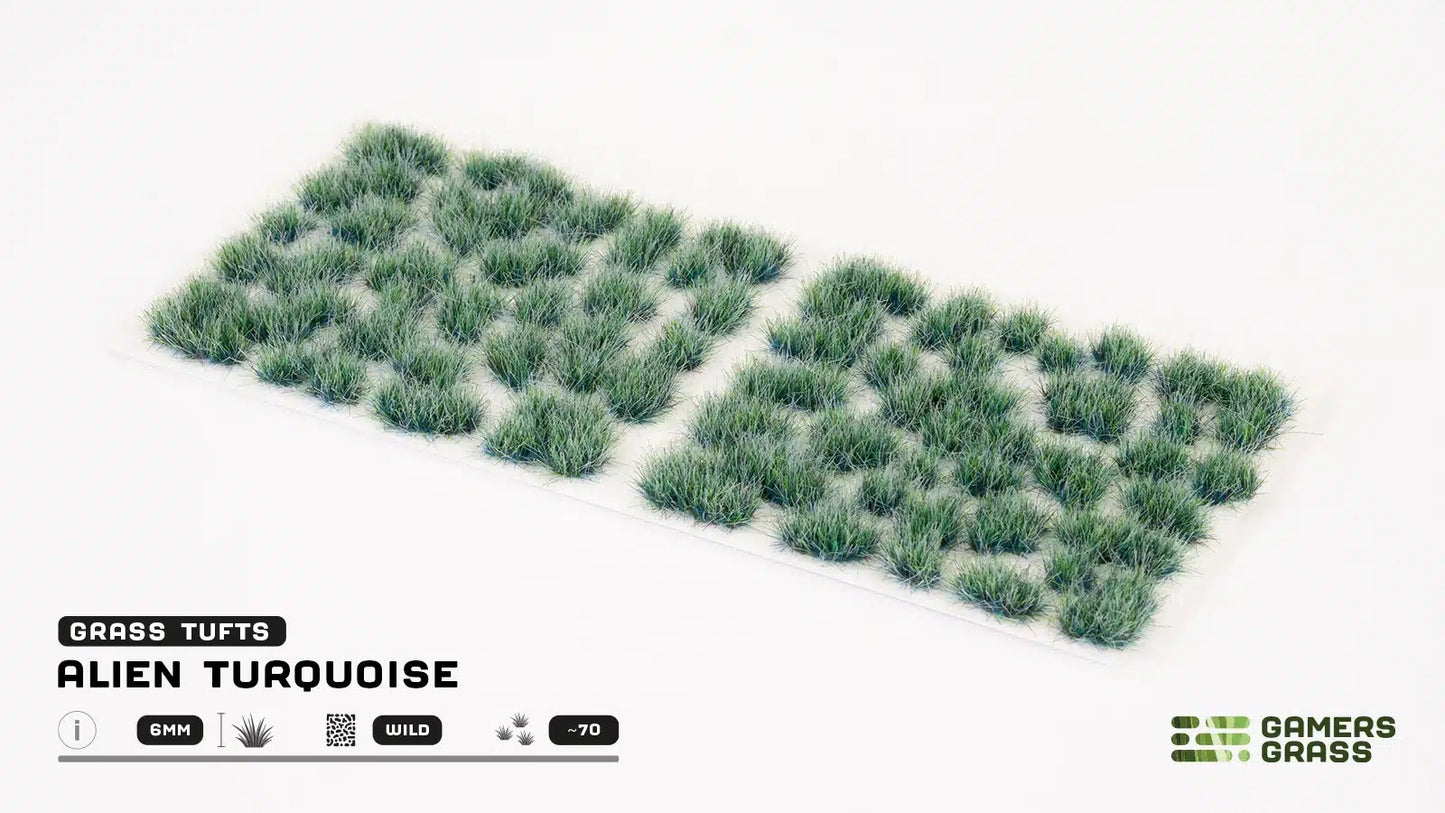 Gamers Grass - Alien Turquoise Tuft (6mm)