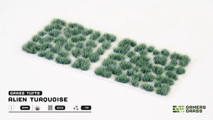 Gamers Grass - Alien Turquoise Tuft (6mm)