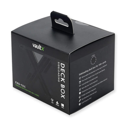 VaultX - Sideloading Deck Box 100+ - Black