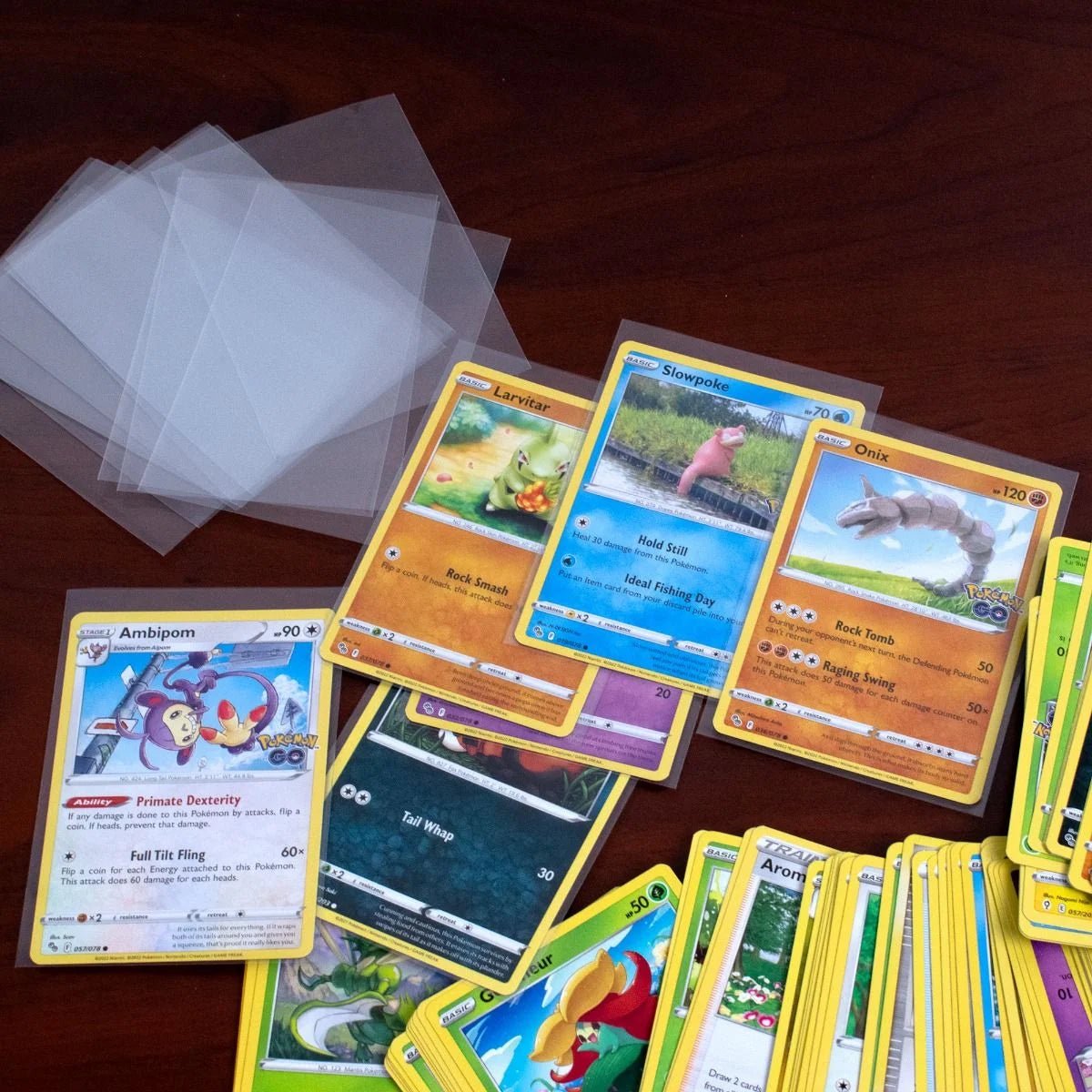 Standard Card Sleeves - 2⅝ x 3⅝ - 500 Pack - Scroll and Circuit Games