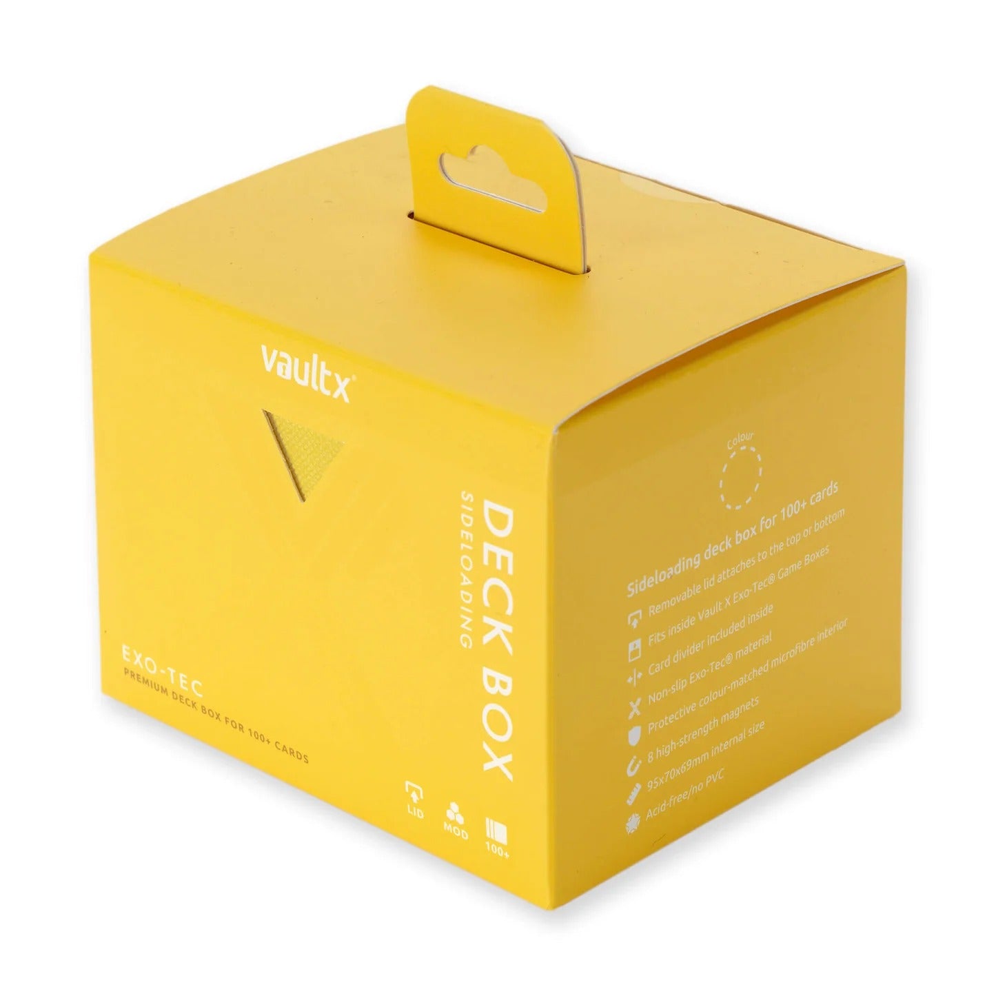 VaultX - Sideloading Deck Box 100+ - Yellow