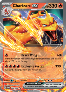 Charizard EX - 006/165 - Scroll and Circuit Games