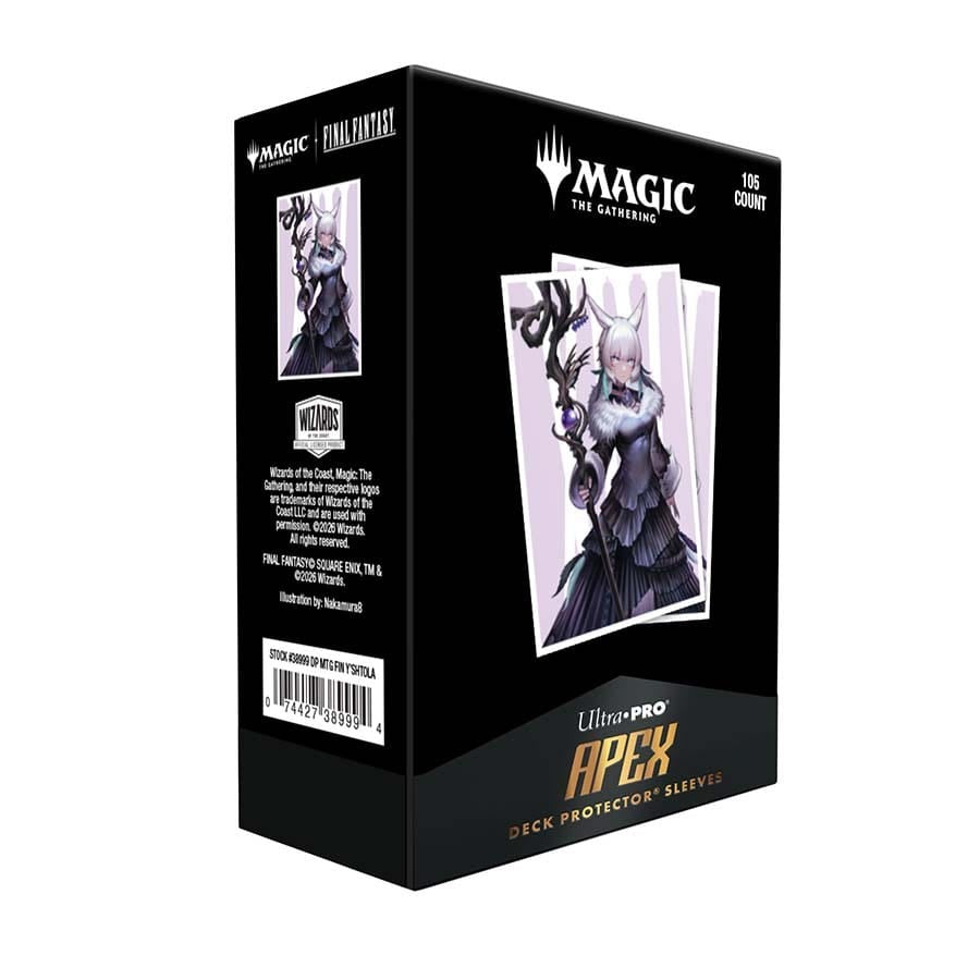 Final Fantasy XVI: Y'shtola Night's Blessed - UltraPro Apex Sleeves (105 count)