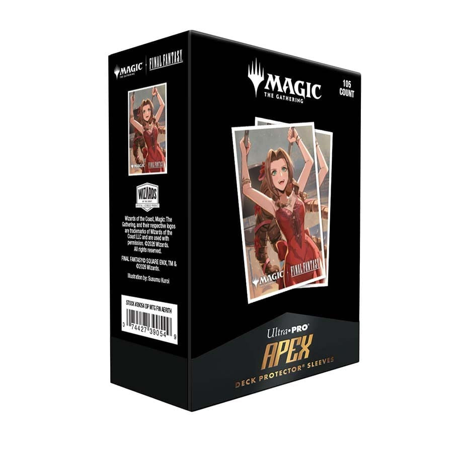 Final Fantasy VII: Aerith Gainsborough with a Steel Chair - UltraPro Apex Sleeves (105 count)